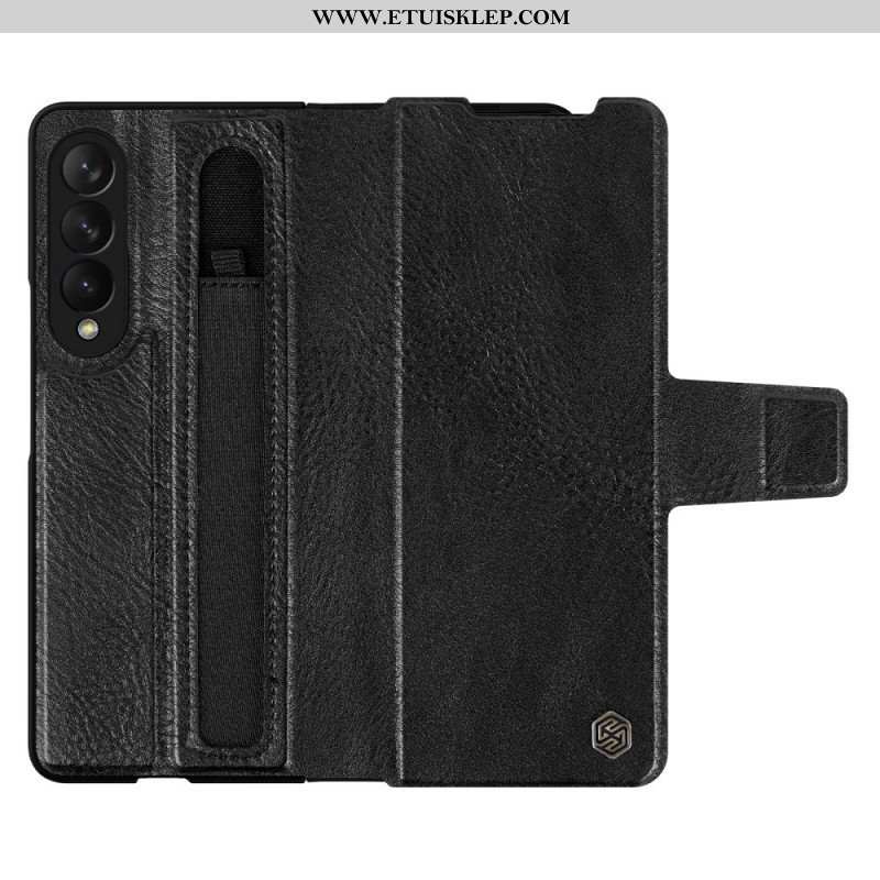 Etui Folio do Samsung Galaxy Z Fold 3 5G Sztuczna Skóra Nillkin